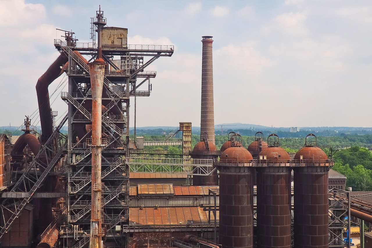 architecture, steel mill, factory building-2605057.jpg